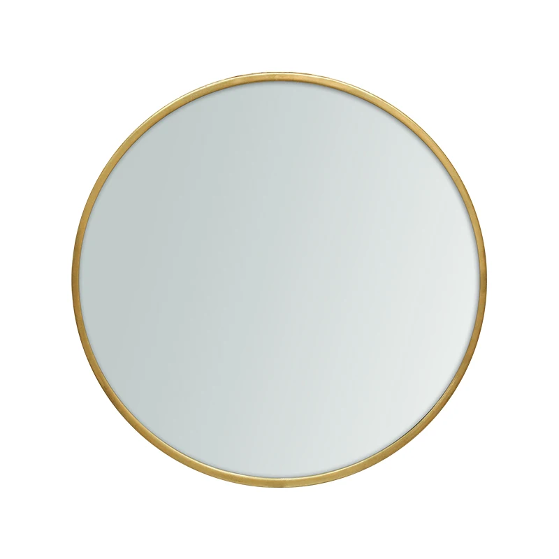 

Nordic wrought iron round walldecorative mirror bathroom mirror toilet fitting hanging makeup