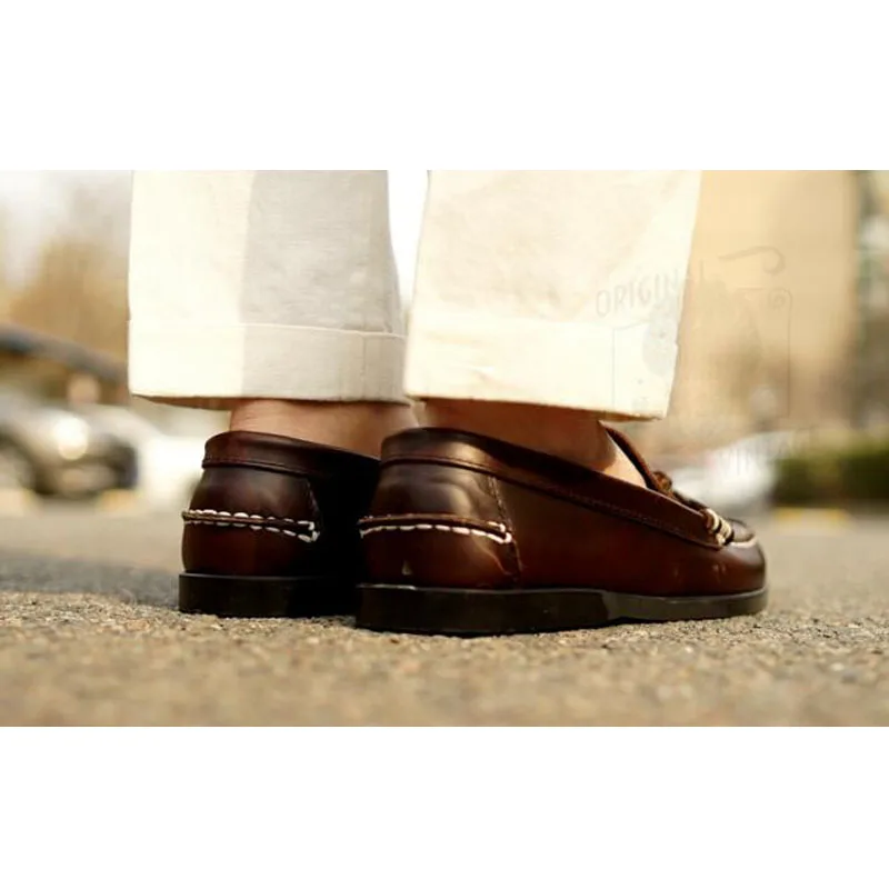 Fashion Men Women Genuine Leather Classic Boat Shoes,Man Homme Femme Plus Size 36-46 Flats Loafers Male Driving Shoes Non-slip