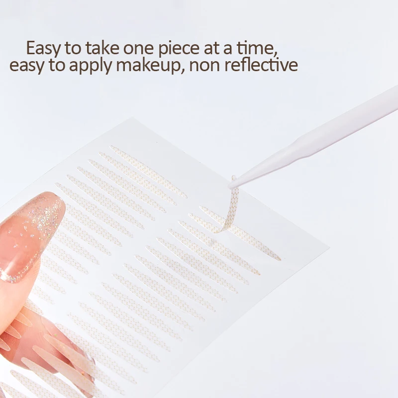 WODWOD แพทช์ตาสองชั้นจำลองธรรมชาติที่มองไม่เห็น ตาบวม ตาเดียว ขยายทั้งสองตา