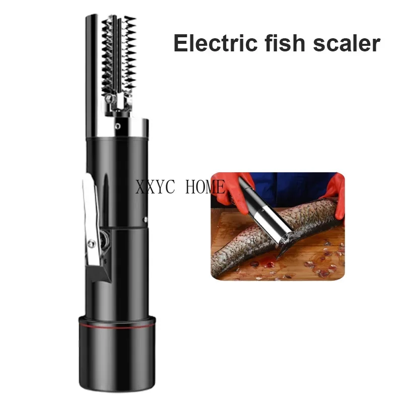 

125W Commercial Portable Electric Fish Scale Remover Waterproof Easily Remove Fish Scales Seafood Tools Descaler For Restaurant