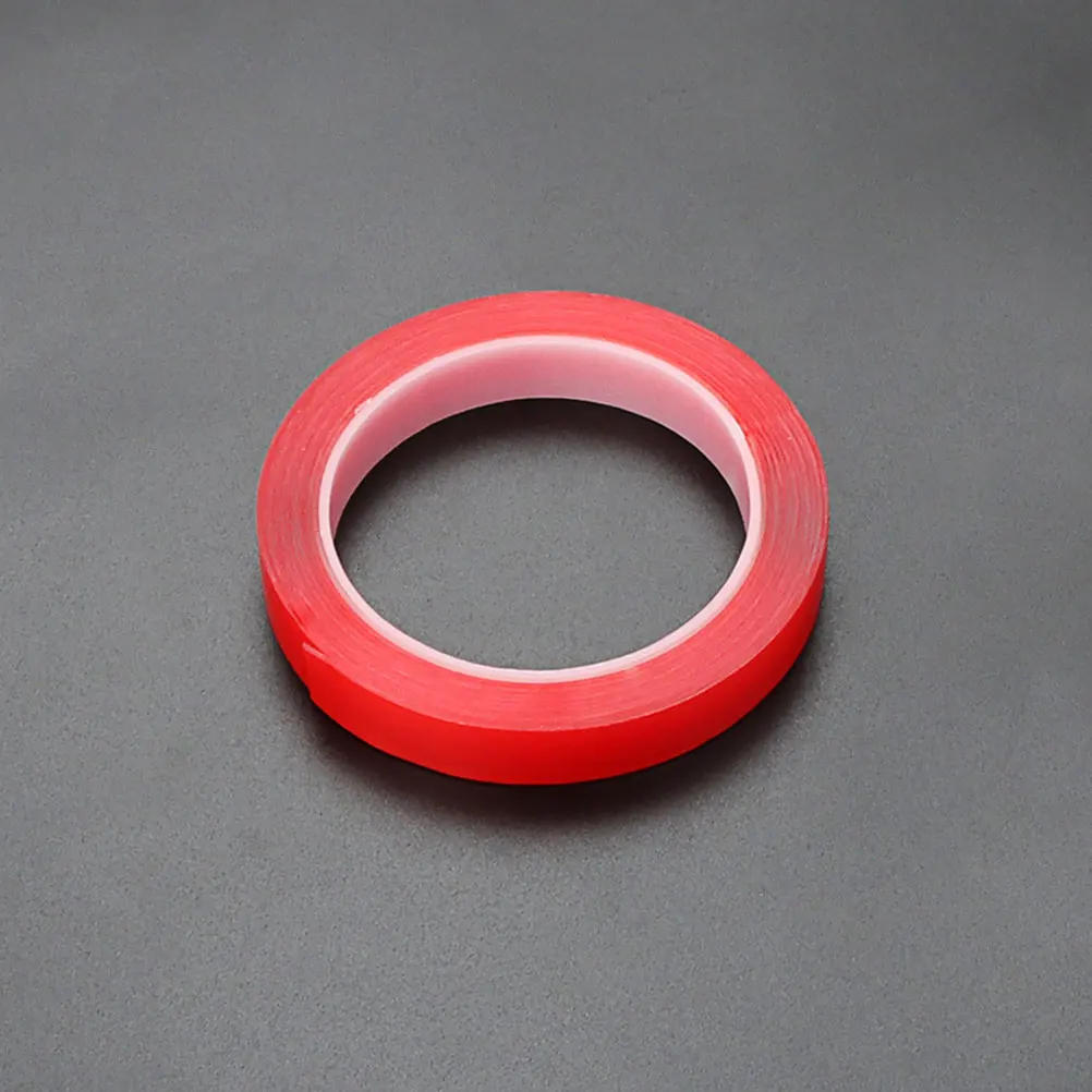 

Red Double Sided Tape Heavy Duty Thick Strong Adhesive Multi-Use Wide Daily Use Tape No Traces Outdoor Indoor Reusable Long
