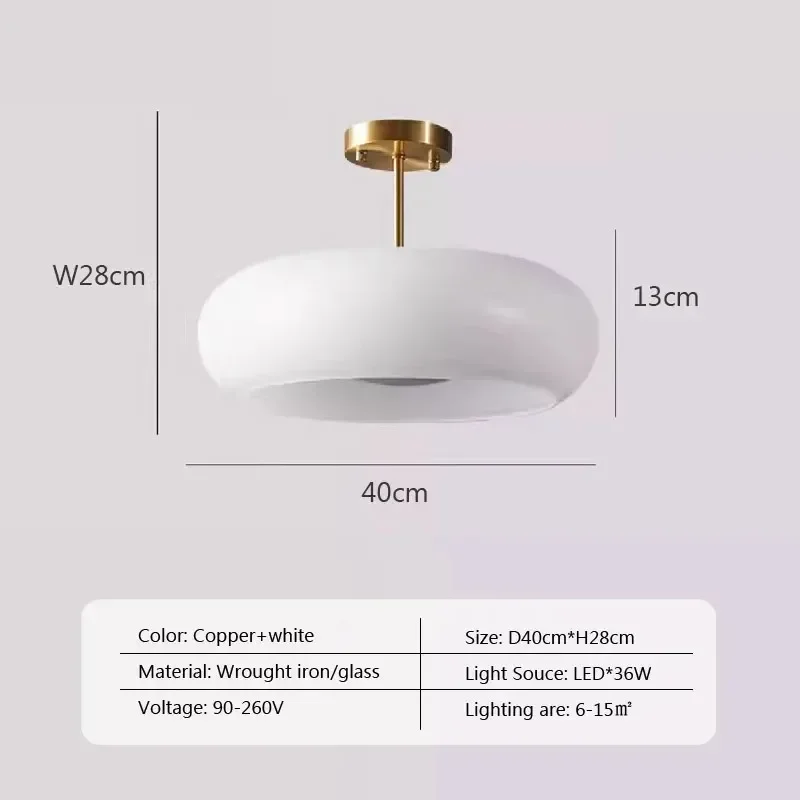 Bauhaus gele kroonluchters Mid Century messing glazen plafondlamp woonkamer slaapkamer eetkamer Franse gang balkon licht