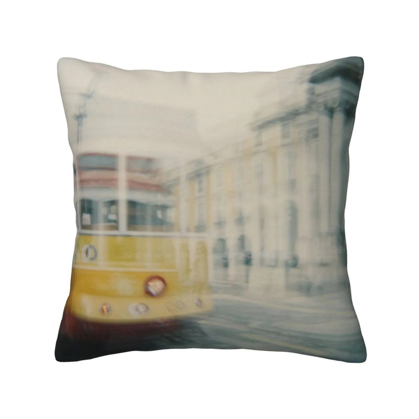 Funda de cojín para sofá y coche, cubierta de almohada con bombilla Holga, Portugal, Lisboa, formato medio, n. ° 28