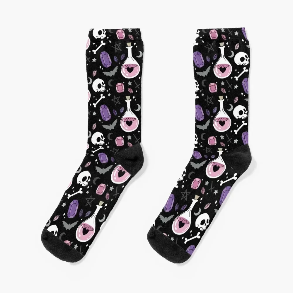 

Crystals and Skulls Socks Wholesale Thermal man winter Men Socks Luxury Brand Women's