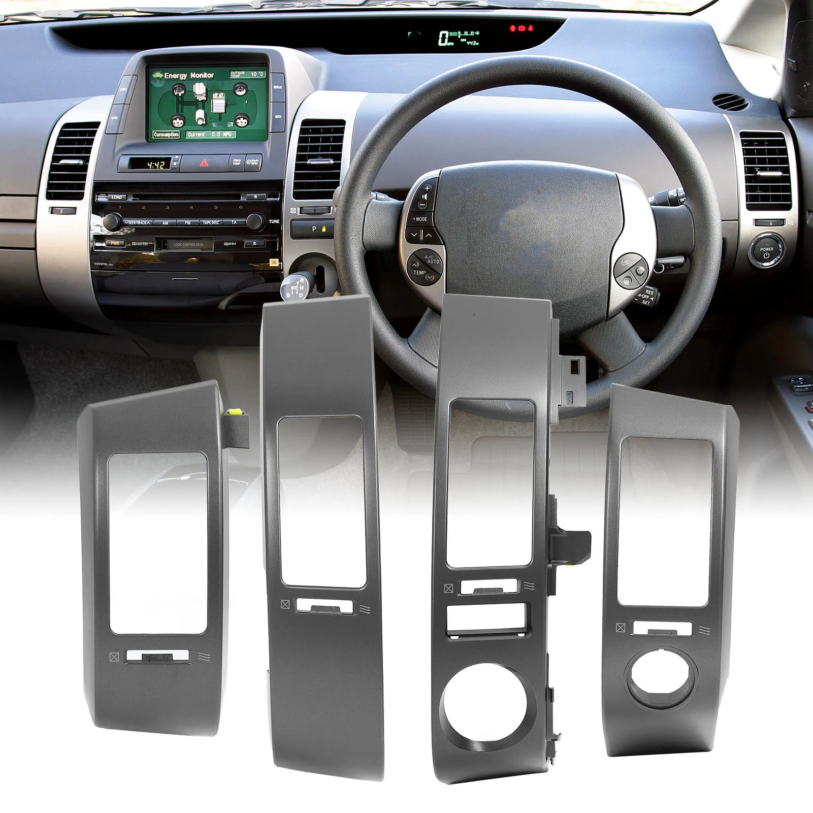 

Накладка на вентиляционное отверстие приборной панели переменного тока, устойчивая к царапинам, накладка на вентиляционное отверстие приборной панели, 55062-47010, высокая прочность для 2004-2009 гг.