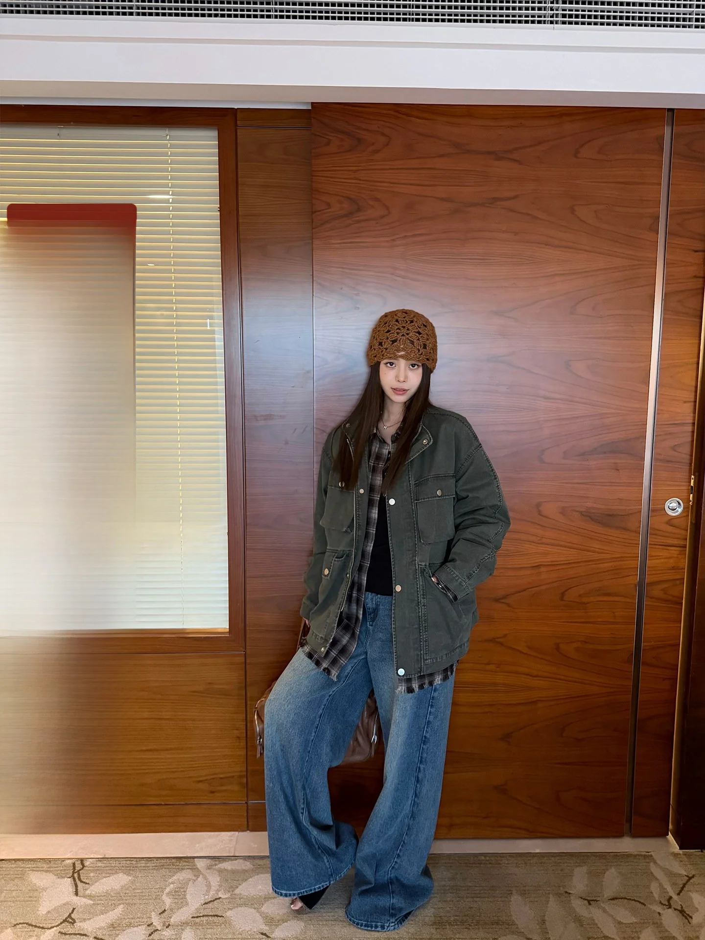 

Винтажная рабочая куртка TeeH для женщин, повседневный топ из хлопка свободного кроя, стандартной длины, без капюшона, осенняя коллекция, производство Китай