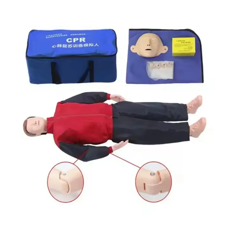 Medical Science Simple Full Body CPR Manikin PVC Material for First Aid Training