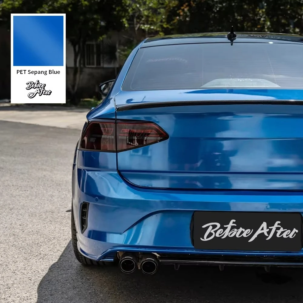 PET Sepang Blue for Audi Vinyl Car Wrapping Foil Motorcycle Car Sticker Decoration Stickers for Car Metallic Wrapping FilmVinyl view 5