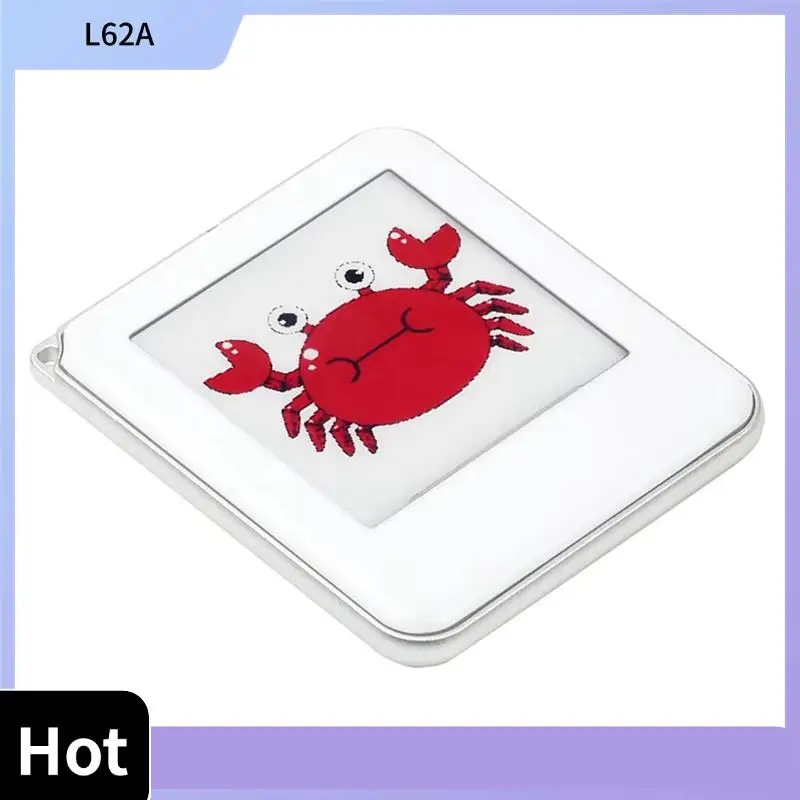 L62A 2개 1.54인치 전자종이 스크린 NFC 전원 E 페이퍼 E 잉크 태그 배터리 불필요 NFC 라벨 DIY 디지털 액자