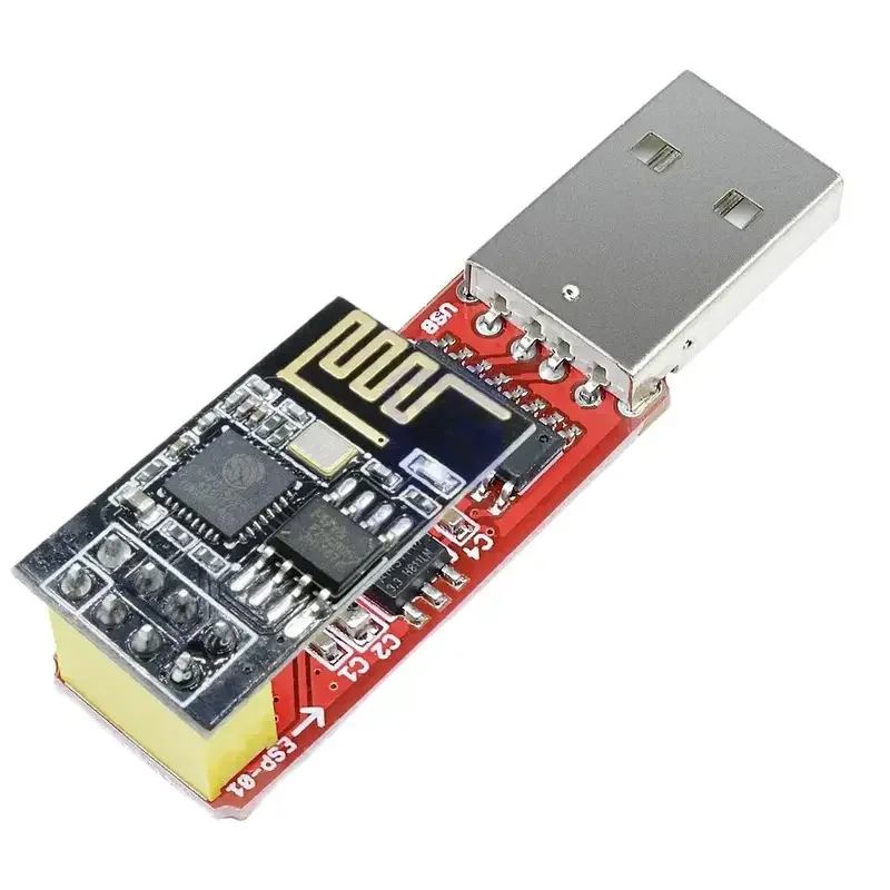 CH340 CH340G USB to ESP8266 ESP01 ESP01S Serial Adapter WIFI Bluetooth Module ESP01 ESP01S Wireless Development Board Programmer