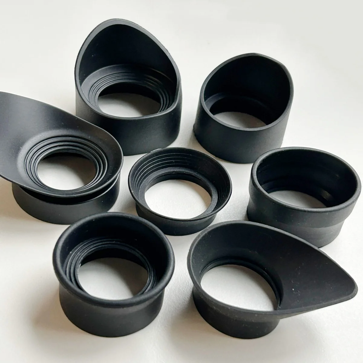 10 SZT. 27-48mm Gumowe Osłonki Oczne do Okularów Mikroskopu, Ochraniacze na Oczy, Osłonki na Okulary do Teleskopu, Noktowizora, Osłonki na Okulary