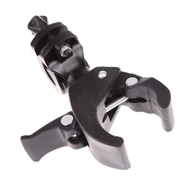 With Gasket for Flashlight Torch Clamp Plastic Light Clip Black° Rotation Cycling Bike Light Mount Bracket