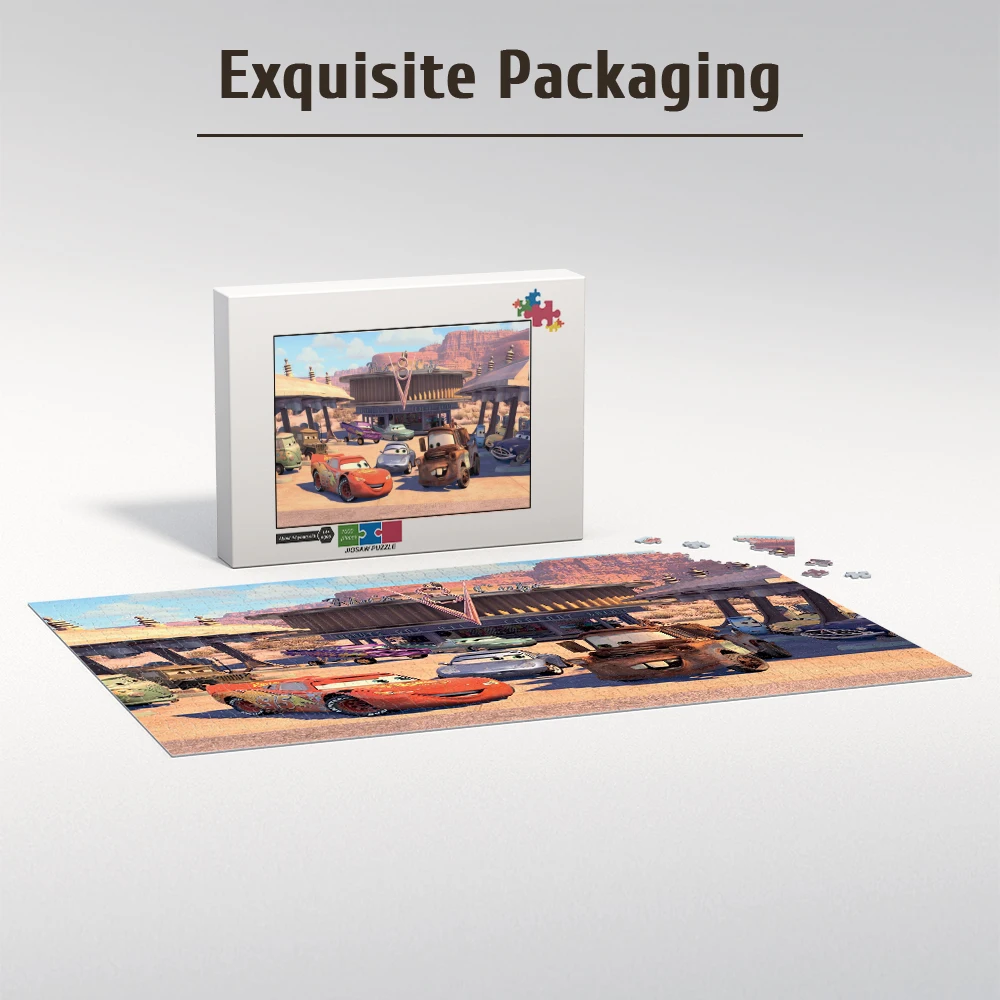 ディズニー車ジグソーパズル 108/200/300/500/1000 ピース木製フロアパズル高品質ギフト楽しいパーティーゲーム
