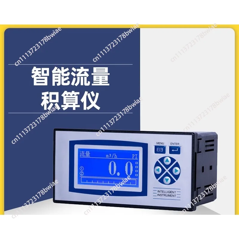 Smart totalizing flow meter, flow display secondary instrument, digital display flow meter, lcd display