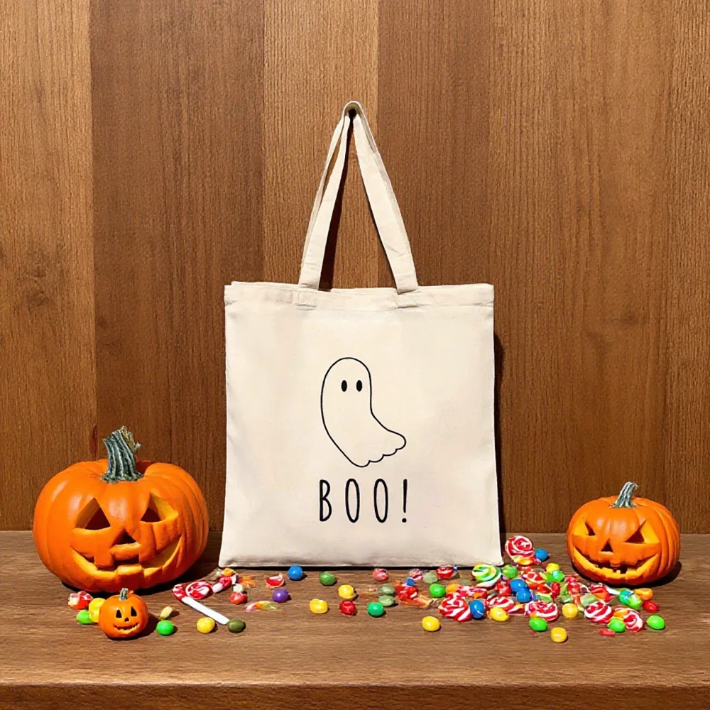 

Halloween Ghost Favor Bag Spooky Kid Halloween Candy Bag Trick or Treat Gothic Bachelorette Party Decoration Bridal Shower Gift
