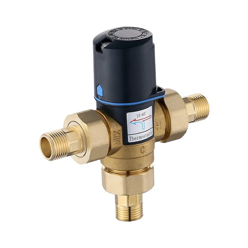 Thermostatic Mixing Valve for Use with Gas Boilers Heat Pumps and Electric For Water Heaters in Closed Loop Heating Systems