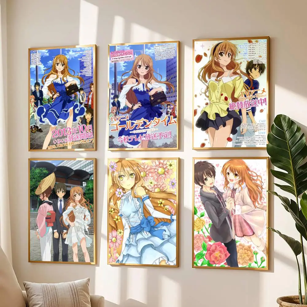 anime G-Golden Time-E Poster Modern Wall Decal for Living Room Cafe Office Bar and Bedroom