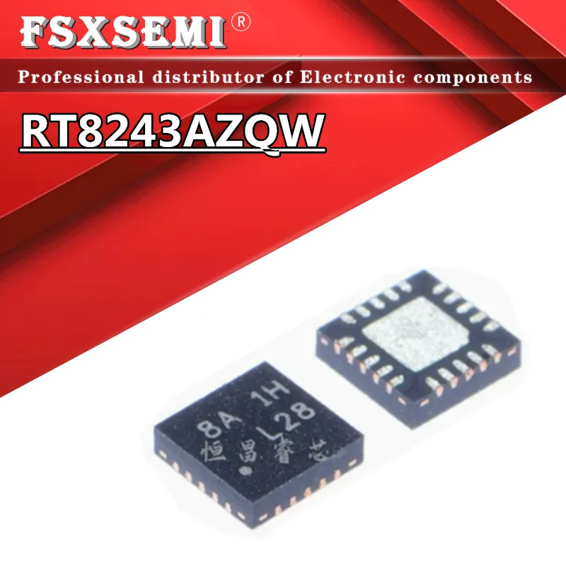 5 pces rt8243a rt8243azqw (8a ee, 8a ef, 8a ec...) QFN-20 Chipset