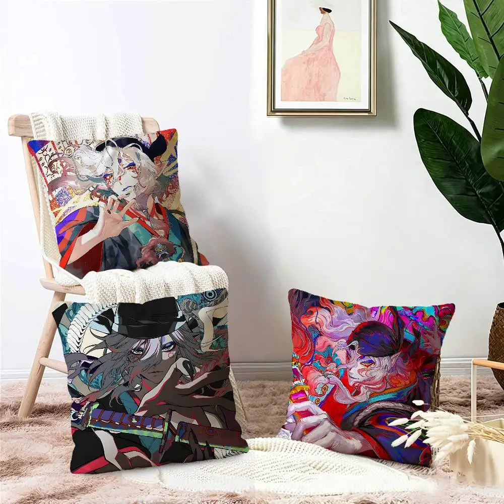 Anime M-Mononoke Pillow Cover Design cushion Cover decor Holiday Decorati