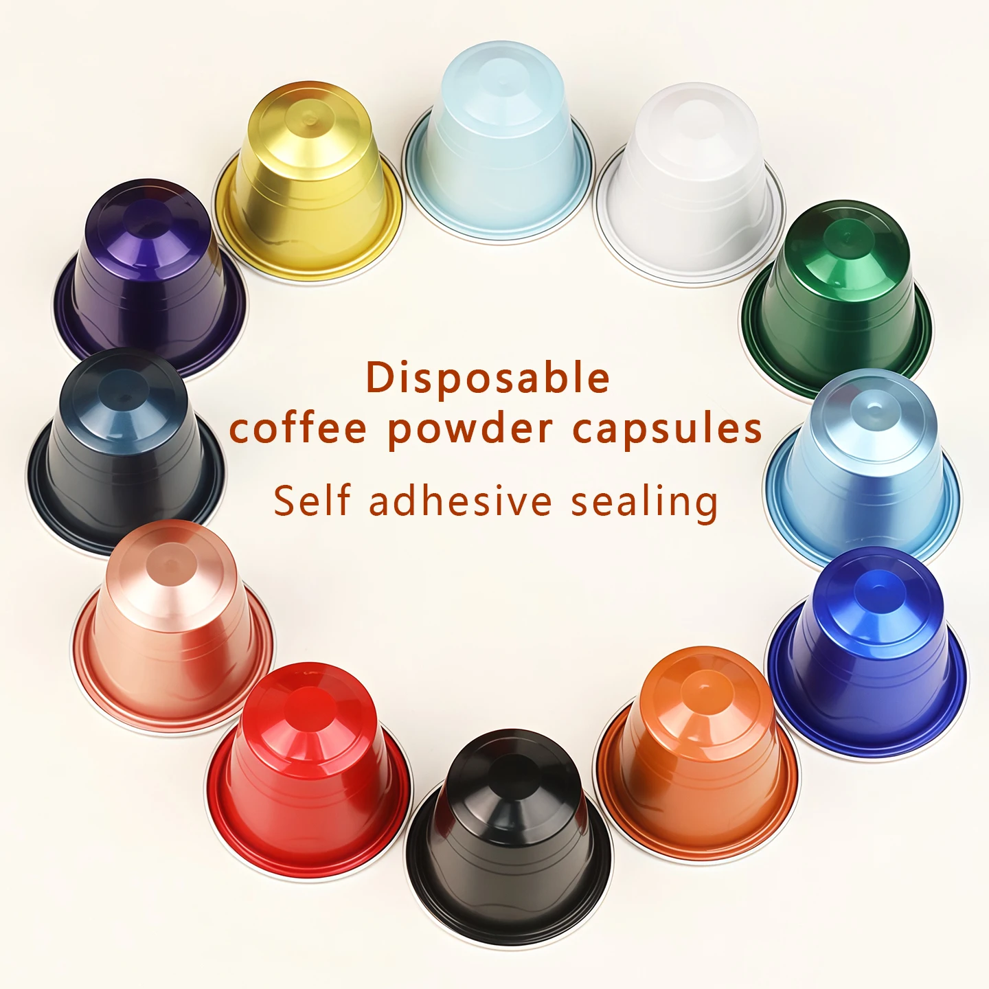 Multi Colored Disposable Coffee Capsule Shell with Silicone Cover, Suitable for Most Household Models (Color Random)