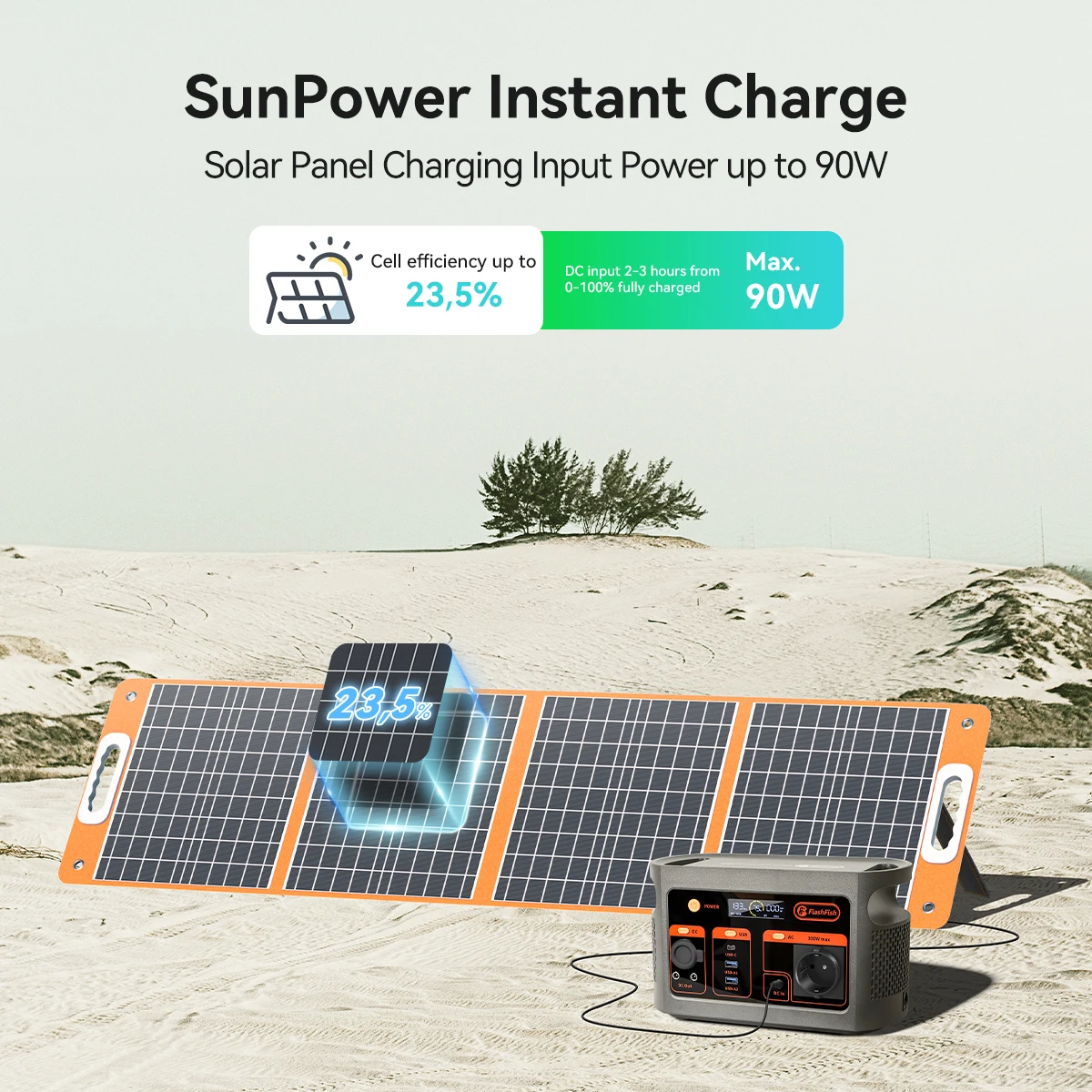 300W pure sine wave solar generator LiFePO4 battery for camping home energy outdoor AC DC power supply portable power station view 5