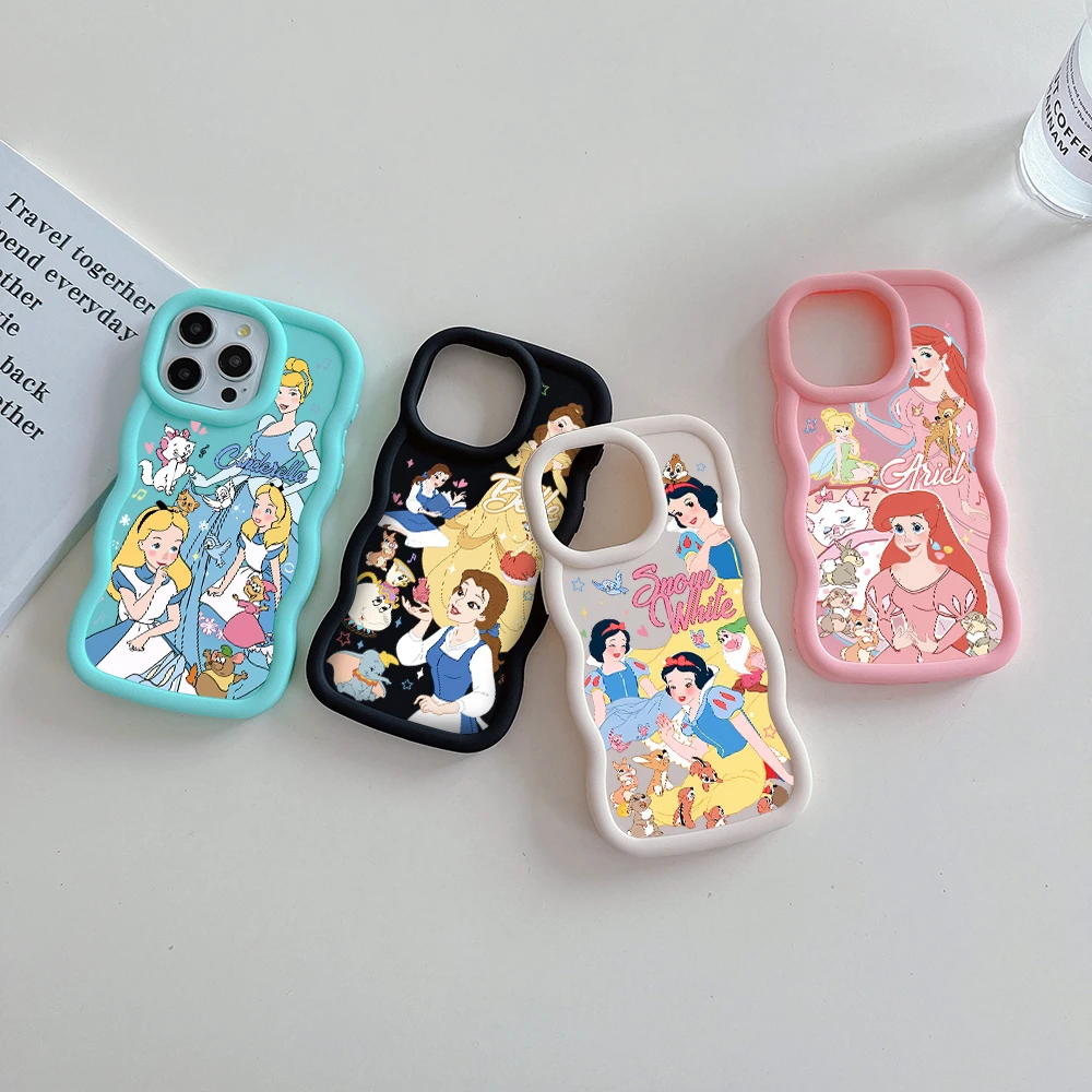 Disney Princess Phone Case for OPPO A7 A9 A15 A16K A17 A31 A38 A53 A54 A55 A57 A58 A74 A76 A79 A92 A98 4G 5G Cover