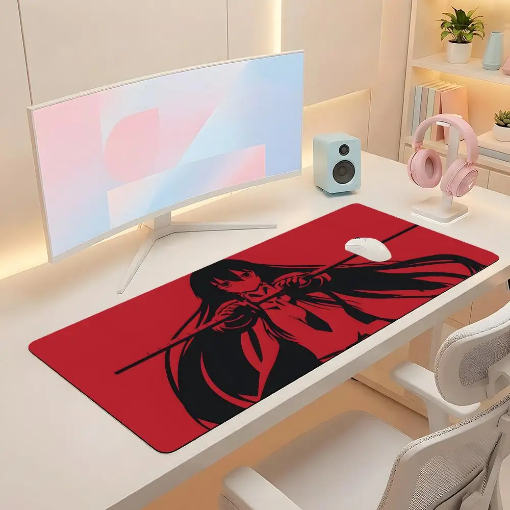 anime A-akame ga K-kill Mouse Pad Computer Accessories Keyboard Table Mat Black Mousepad Company Gaming Laptop
