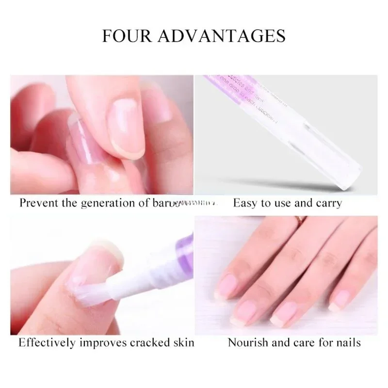 6PCS Cuticle Oil Pen Nail Nutrition 15 Smells Nail Treatment Revitalizer Soften Nourish Manicure Nail Care Product Set