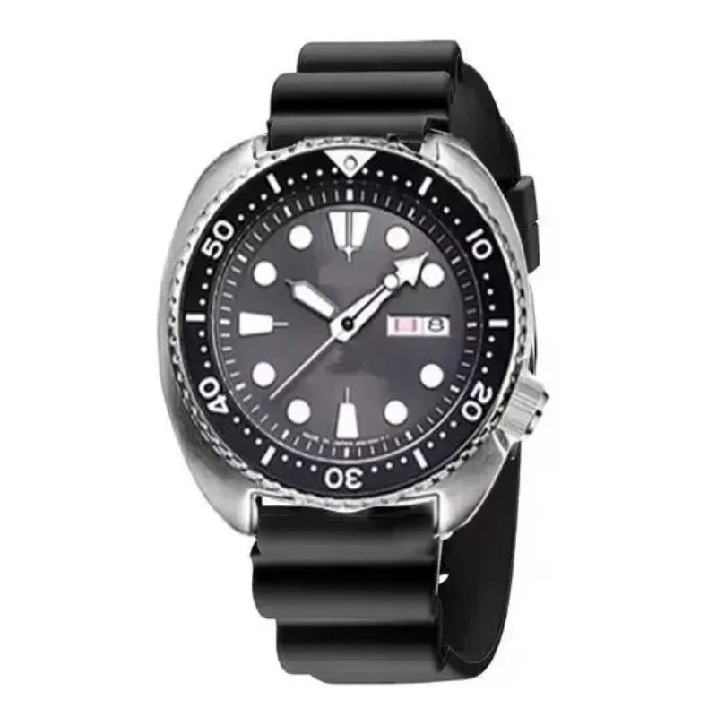 ​​2025 Men's Luxury Quartz Watch Sapphire Crystal 100M Waterproof Stainless Steel Spiral Crown Fold Clasp Date Display