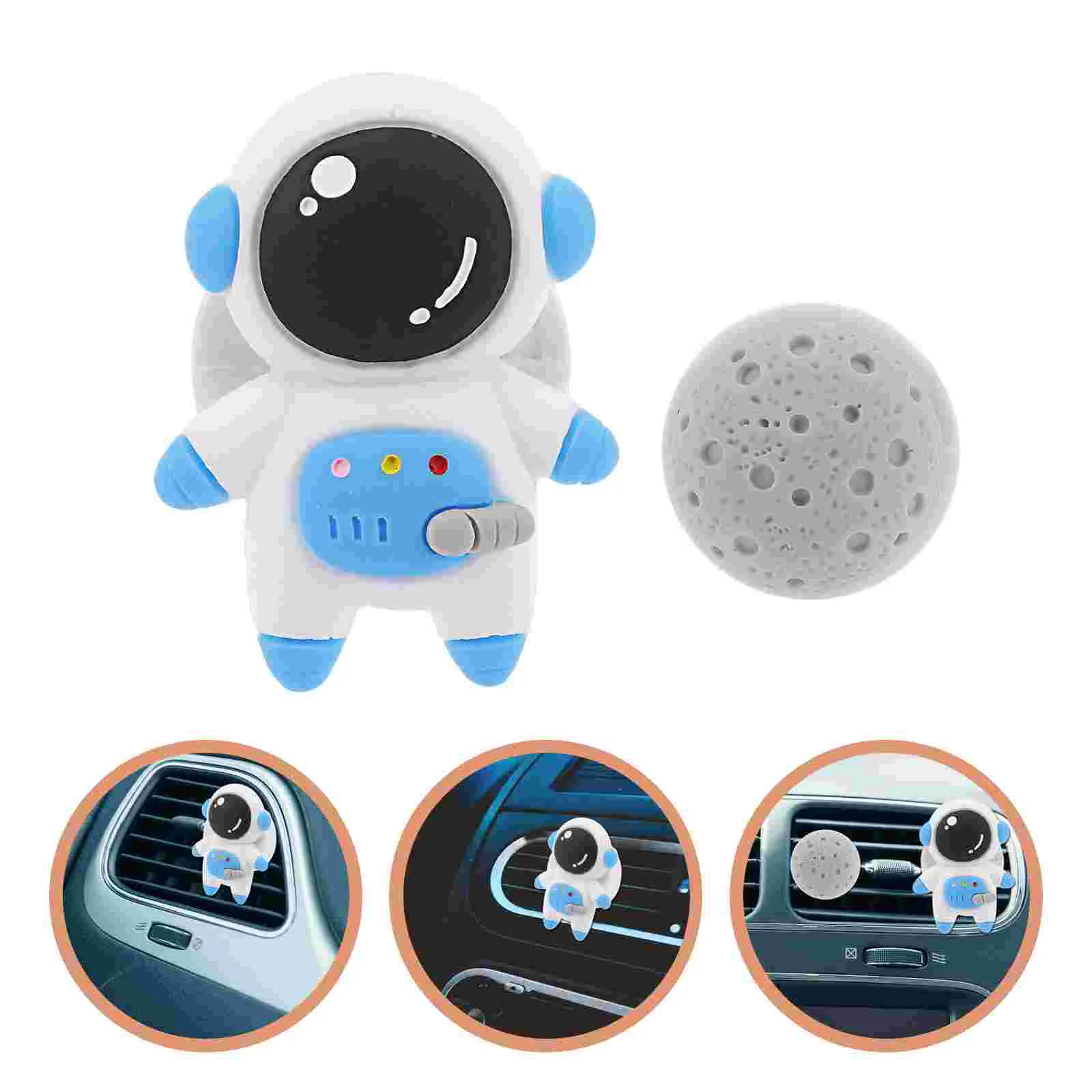 

2 Sets Car Ornaments Air Freshener Vent Clip Decorative Clips Supplies Perfume Decorations Conditioning Outlet