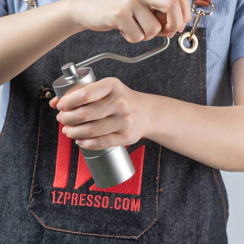 

​ Ручная кофемолка 1Zpresso Q2/S MINI, 7 ядер, заусенцы, нержавеющая сталь 420, портативная легко чистящаяся дорожная кофемолка ​ ​