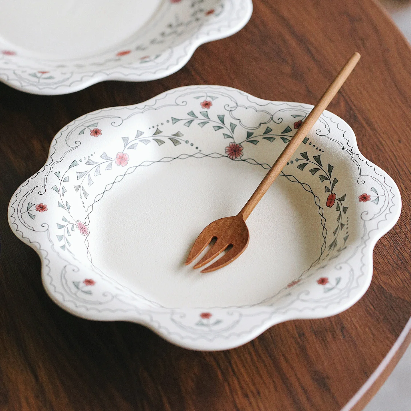 

Zeteng Home High Aesthetic Cerc Plate Beautiful Fre European Sle ular Photoaphy Restaurant Display Di Petal