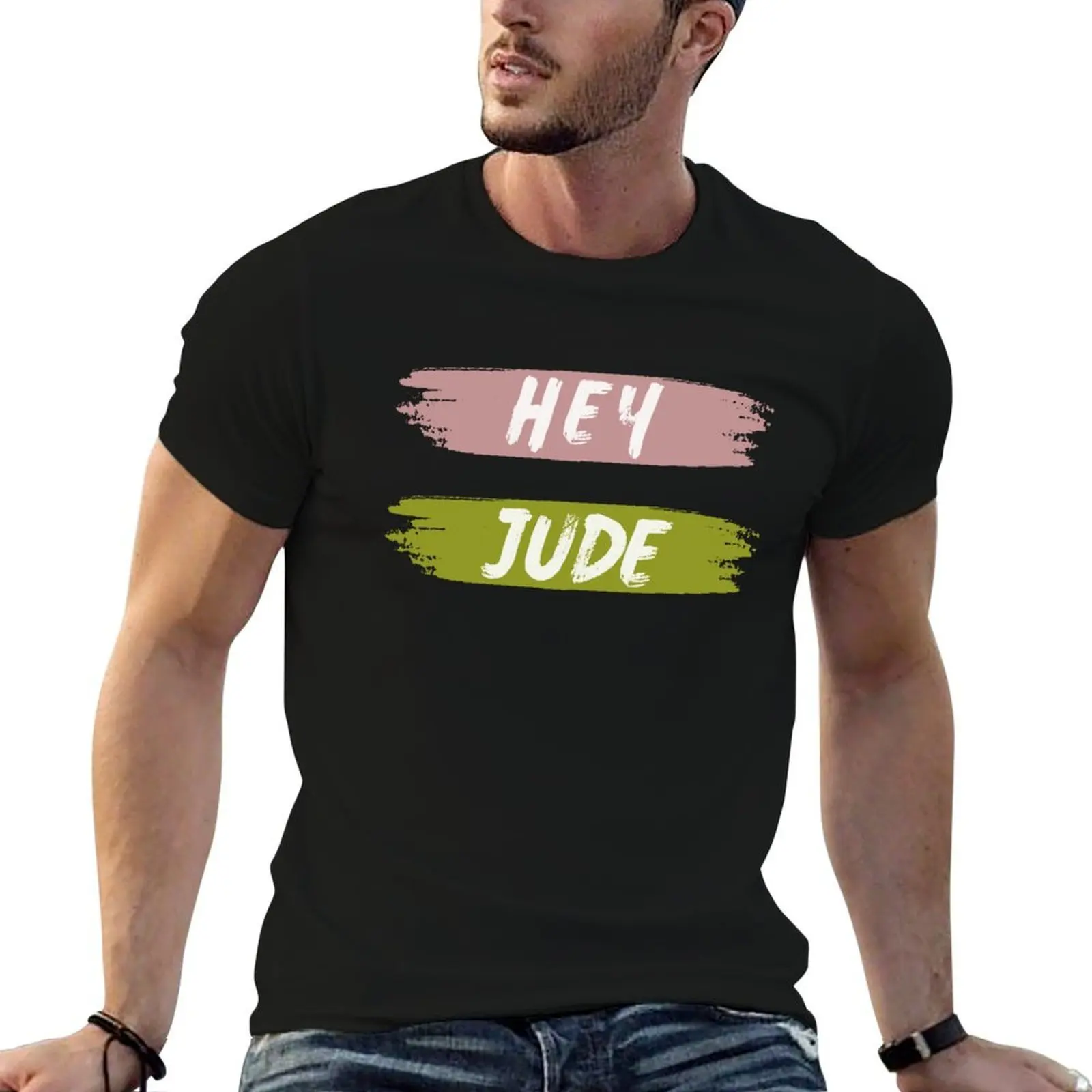 Hey Jude T-Shirt vintage clothes topping mens funny t shirts