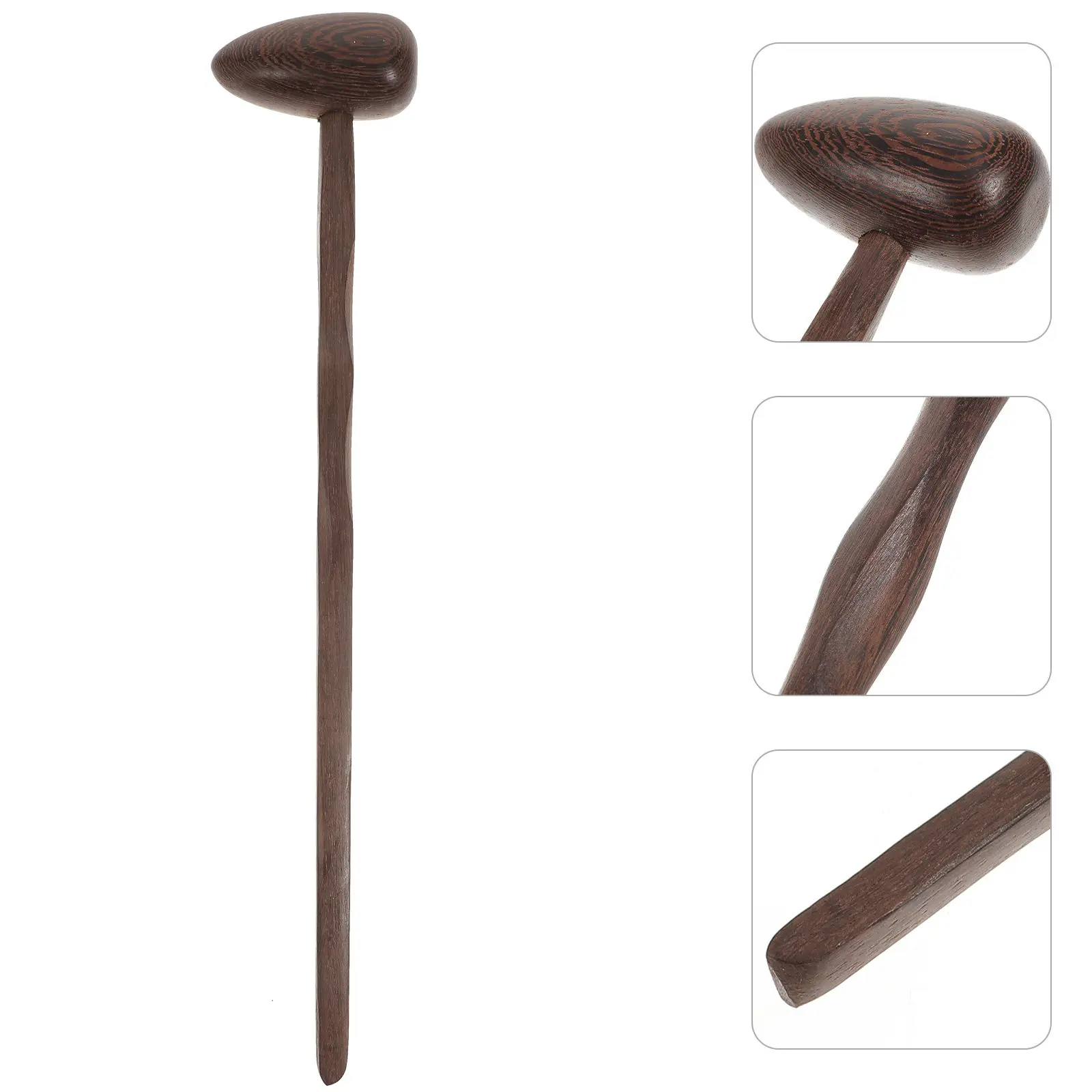 

1Pcs Acupoint Massage Hammer Wooden Handle Handheld Body Massager Portable Knocking Tool for Muscle Relaxation Office Students