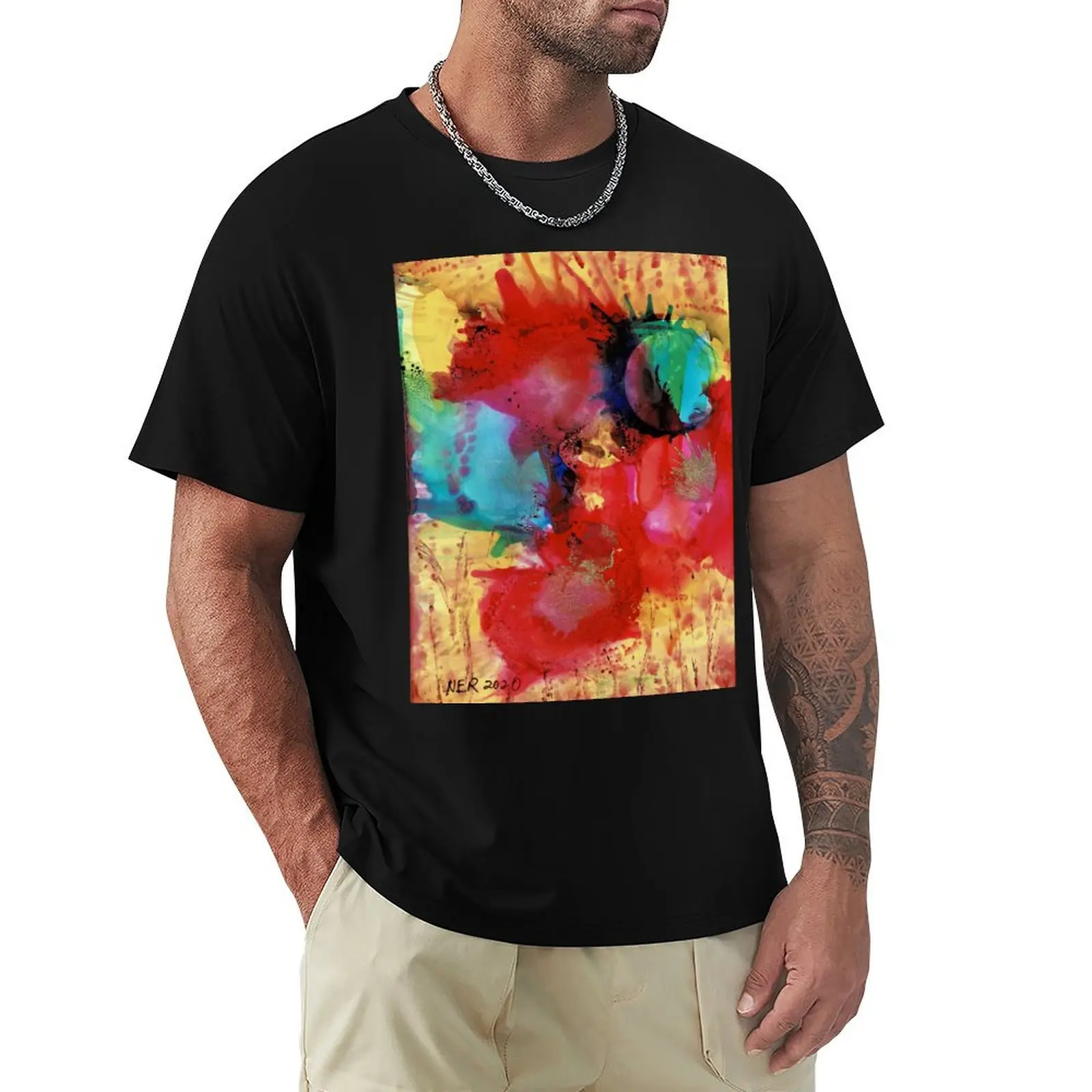 Nested T-Shirt Casual Fashion Print Tee Top