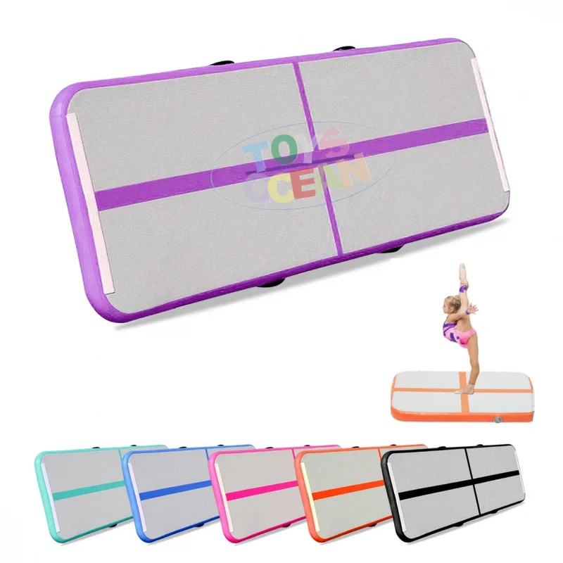 3m 5m 6m 10m 12m 15m Inflatable Gym Mat Inflatable Block Tumble Air Track  Tumbling Mat  Mini Cheap Air Gymnastics Floor