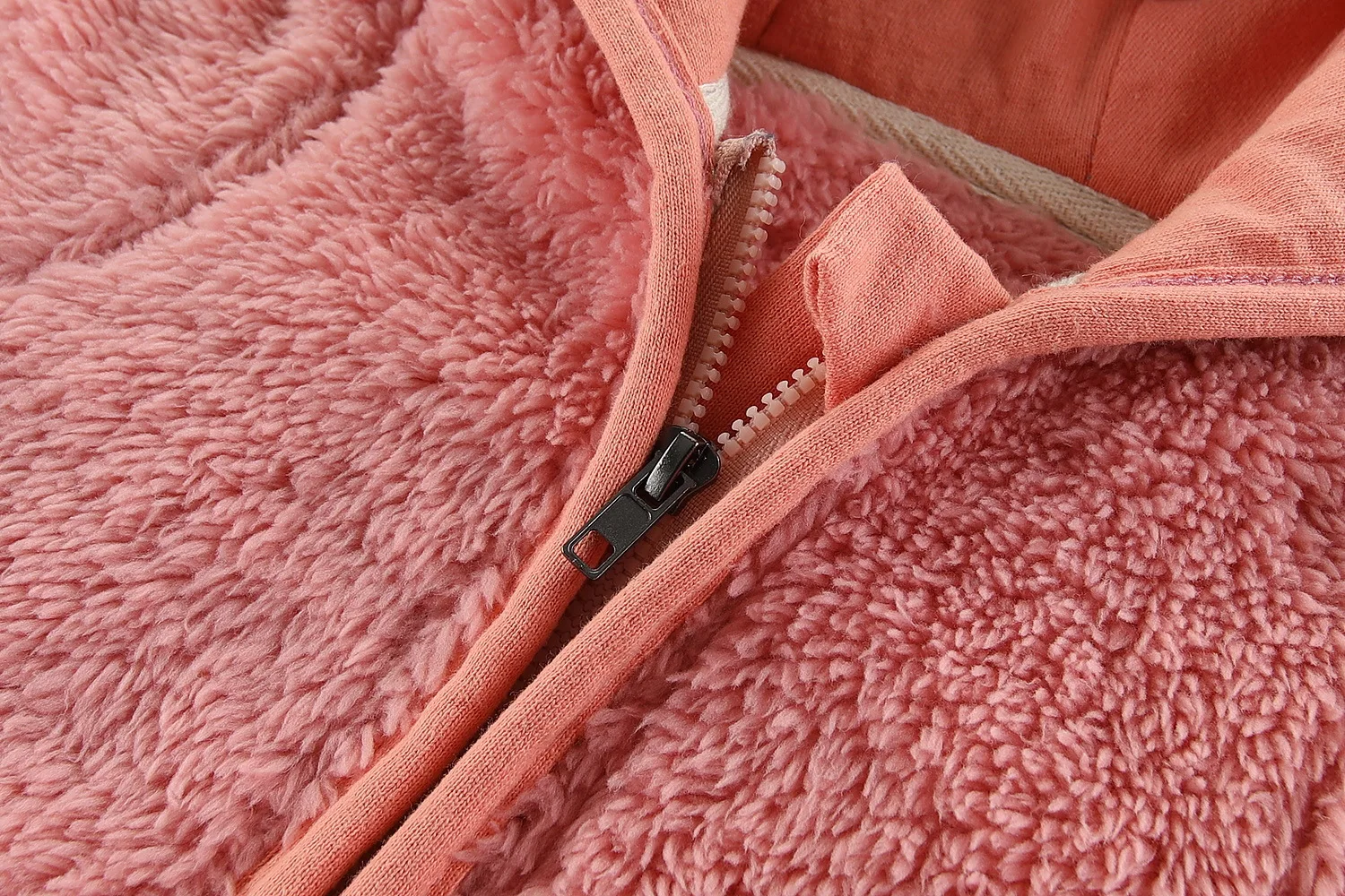 Frühling und Herbst Kinder Fleece Mantel Baby Bär Ohren Langarm Warme Jacke 0-3 Jahre Alte Kind Kleidung – Detail 17