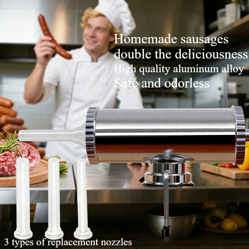 

2026New Sausage Stuffer Homemade Manual Sausage Maker Sausage Meat Filling Machine