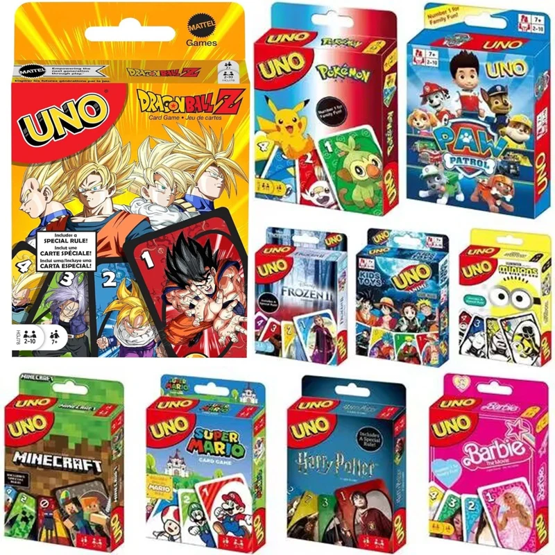 UNO FLIP! One Piece Board Game Anime Cartoon  Figure Pattern Family Funny Entertainment uno Cards Games Christmas Gifts