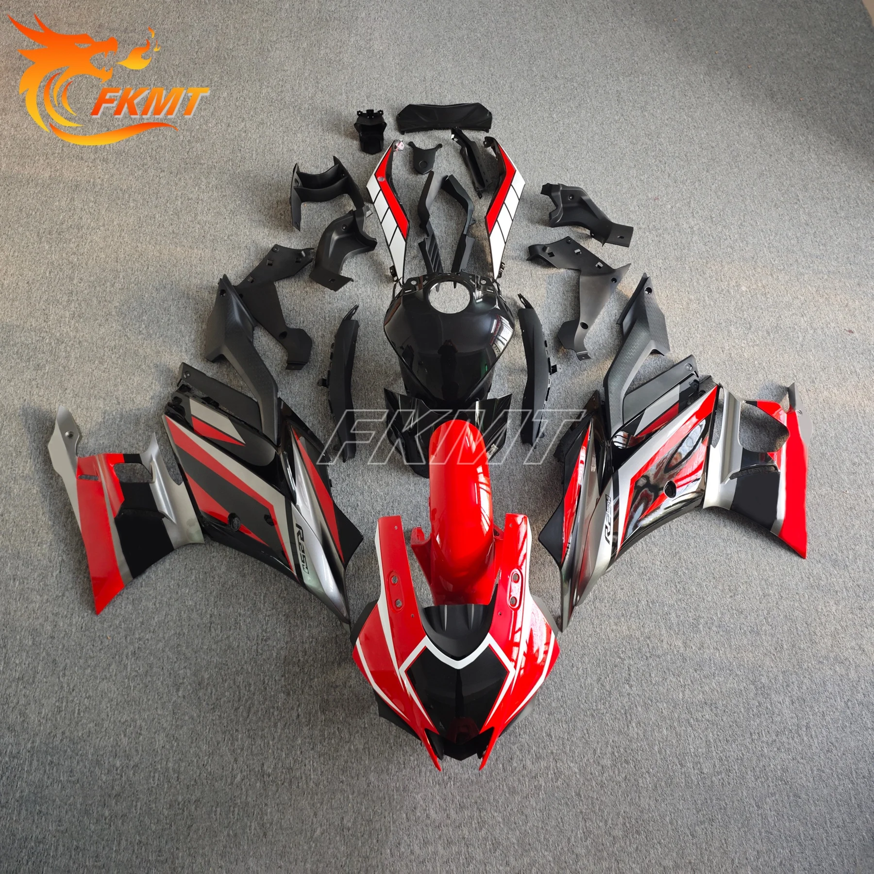 

The new ABS fairing fits the motorcycle for Yamaha YZF-R25 R25 2019 2020 2021 body kit shell