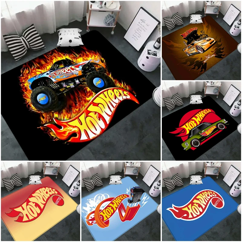 Luxury Living Room Decor Hot Wheels Carpets Rugs Home Bedroom Leisure Non-slip Rug Bedside Soft Floor Mat Indoor Entry Doormat