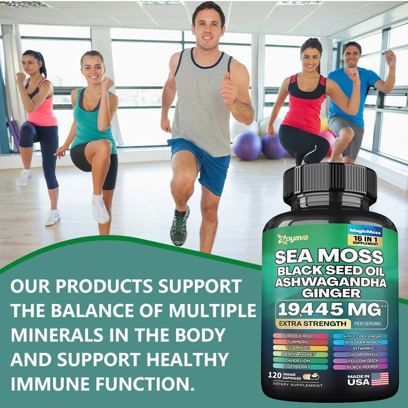 Zoyava Seaweed Blend, 19,445 MG All-in-one Formula with Over 15+ Super Ingredients for Extra Strength and High Potency