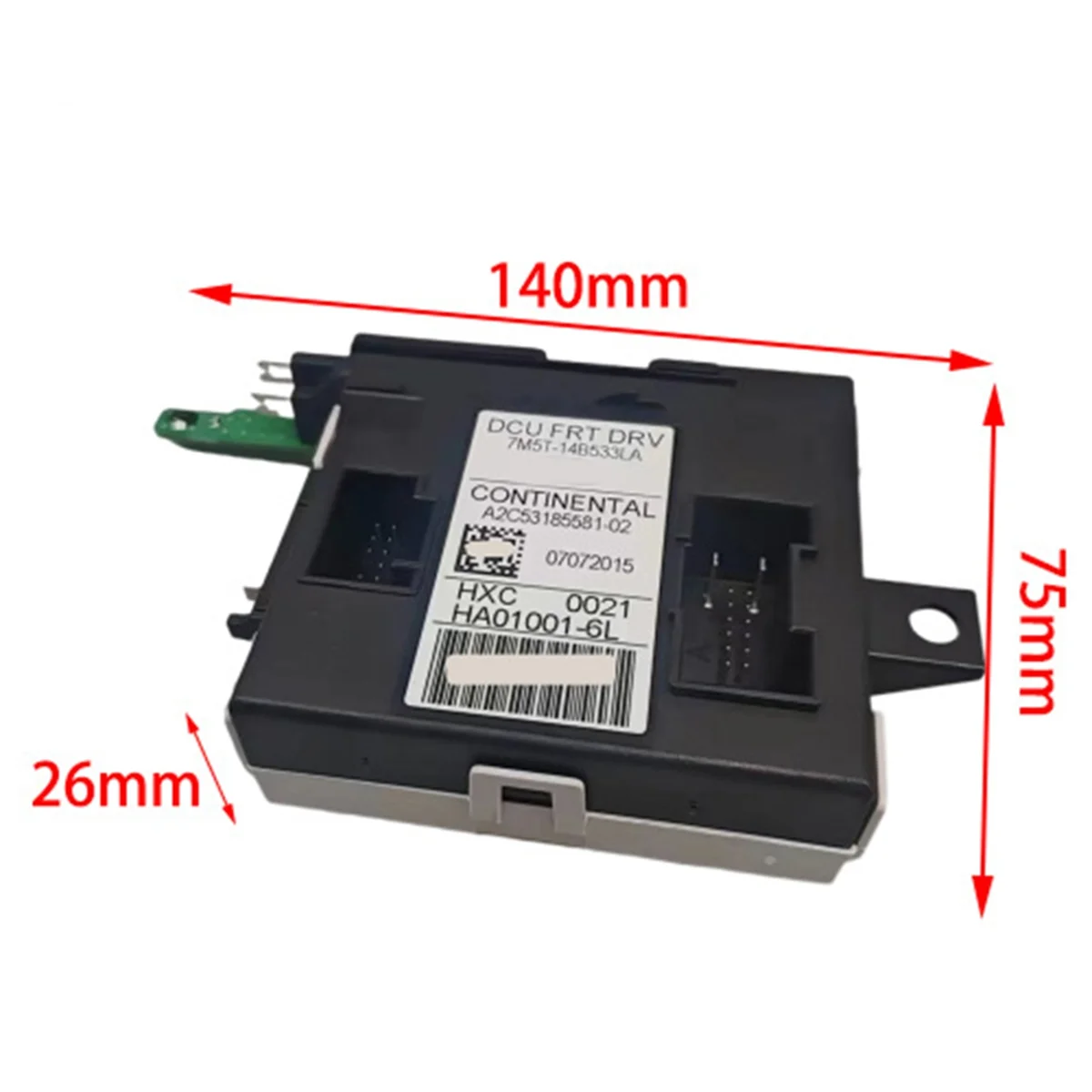 Controlador de módulo de elevação de vidro da porta traseira esquerda 7M5T14B534LA para Ford Focus MK2 -T45C