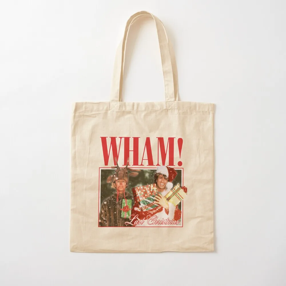 آخر عيد الميلاد حمل حقيبة مخصصة حقيبة قماش سوبر ماركت حقيبة قابلة للطي أكياس التسوق القابلة لإعادة الاستخدام رائعة #2