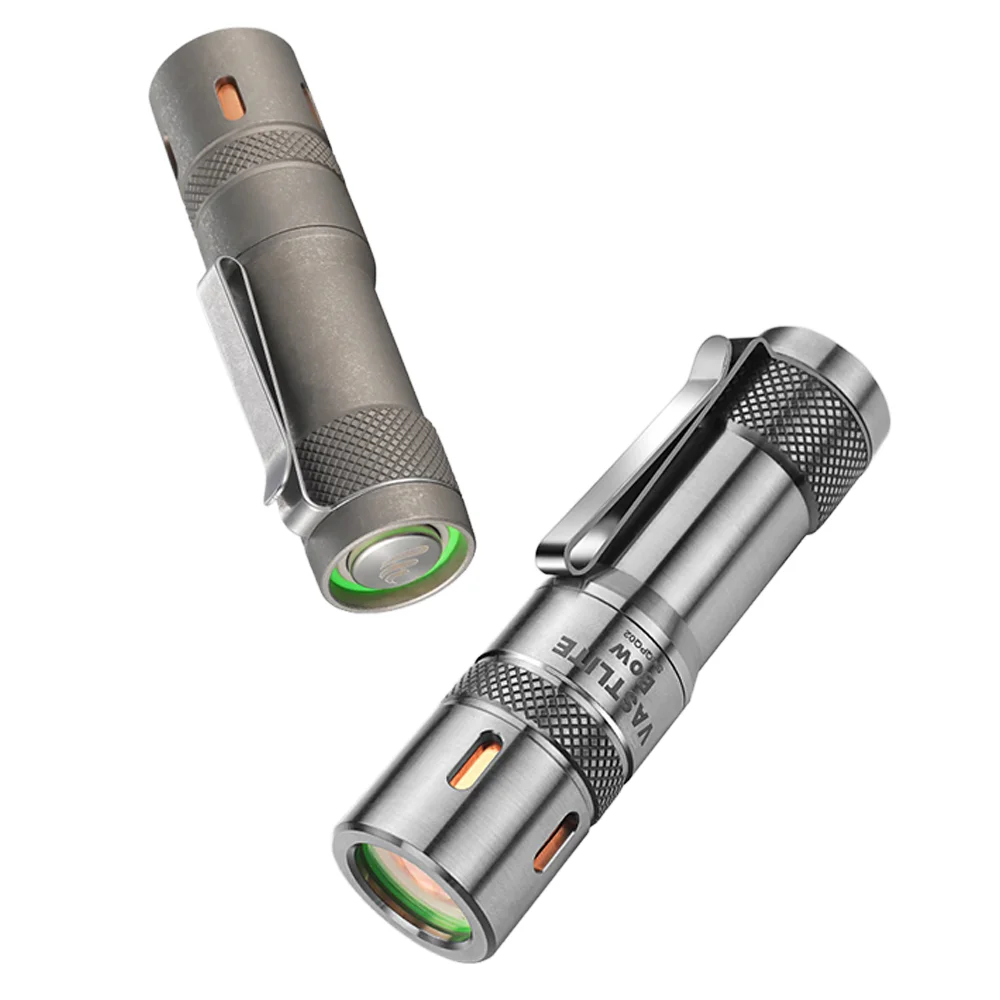 

VASTLITE BOW Titanium LEP Flashlight - 750m Long-Range, 280LM Brightness, IPX8 Waterproof, Portable EDC Torch for Camping