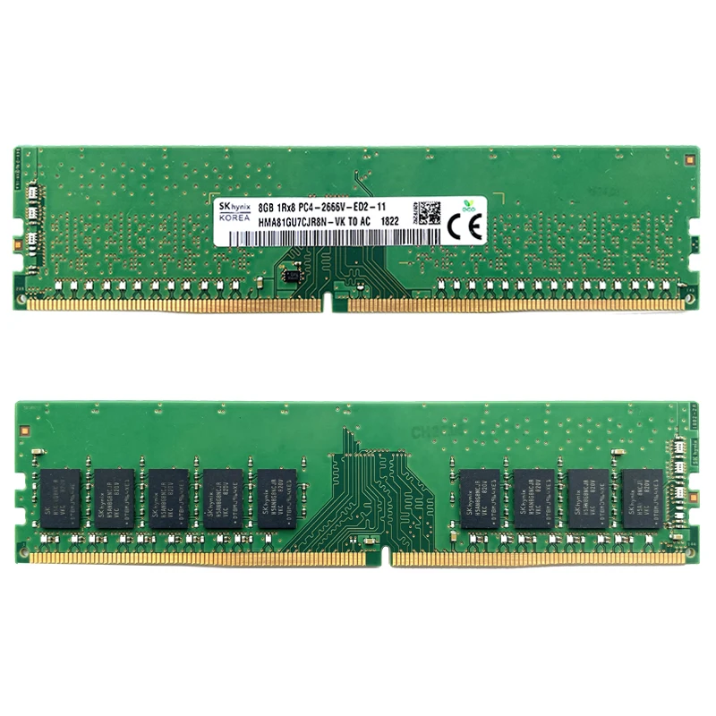 ノート用 メモリー 8GB 2400T/2666V/2133P/3200AA SK Hynix RAM 8GB ECC 1RX8 PC4- 2133P 2400T 2666V -ED2-11