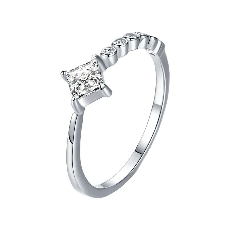 

OEM Anillo De Promesa Diamond Jewelry White Gold Engagement Rings for Women