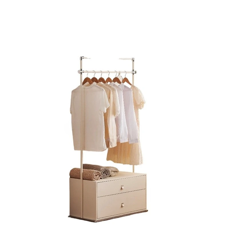

Cream wind hanger floor-to-ceiling bedroom coat rack room drying rack bedside strong and durable clothes rack