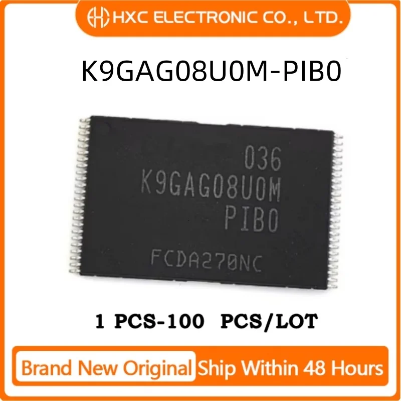 1PCS/5PCS/10PCS/50PCS K9GAG08U0M K9GAG08U0M-PIB0 TSOP48 Brand New Original IC CHIP