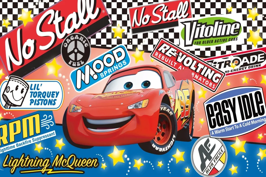 Disney Autos Mcqueen Thema Fotografie Vinyl Kulissen Angepasst Junge Geburtstag Party Weihnachten Hintergrund für Foto Studio